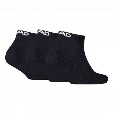 Head Tennis All Sports Sneaker Socks 3P Black